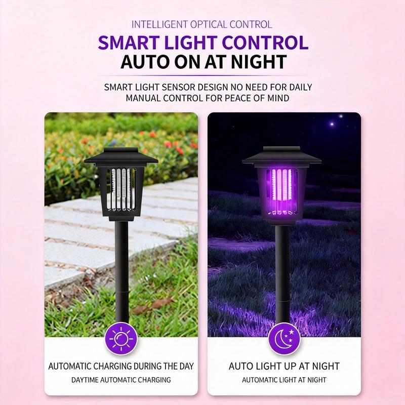 2-in-1 Solar Bug Zapper & Garden Light