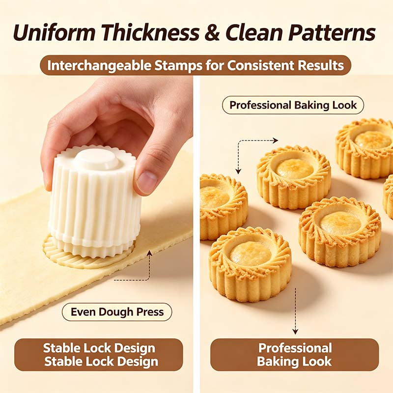 🌻🥮 Sunflower Moon Cake Mold – Easy Hand-Press Design for Beautiful Homemade Pastries! ✨🍰