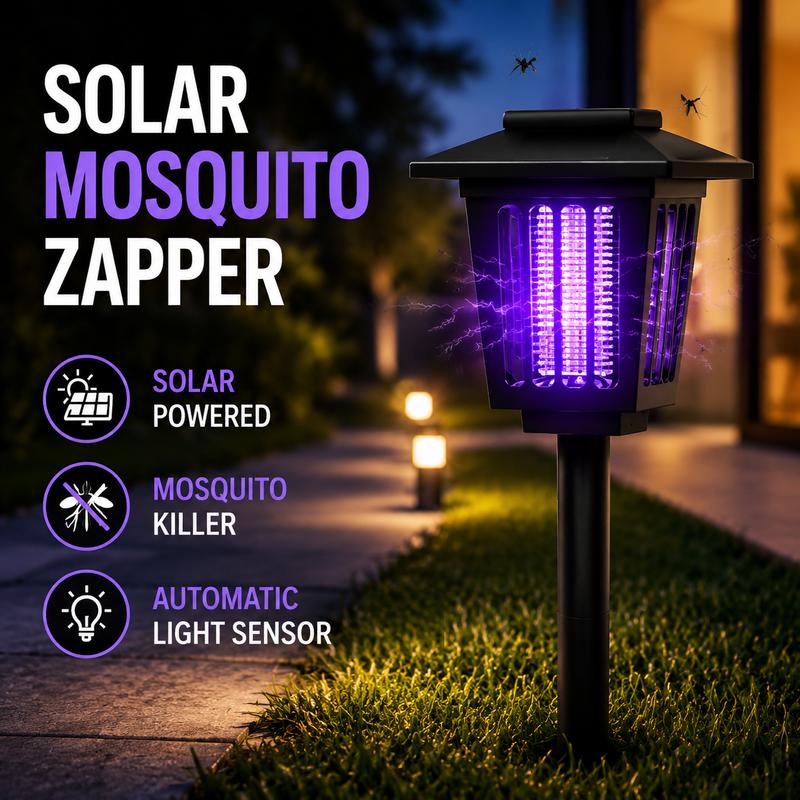 2-in-1 Solar Bug Zapper & Garden Light