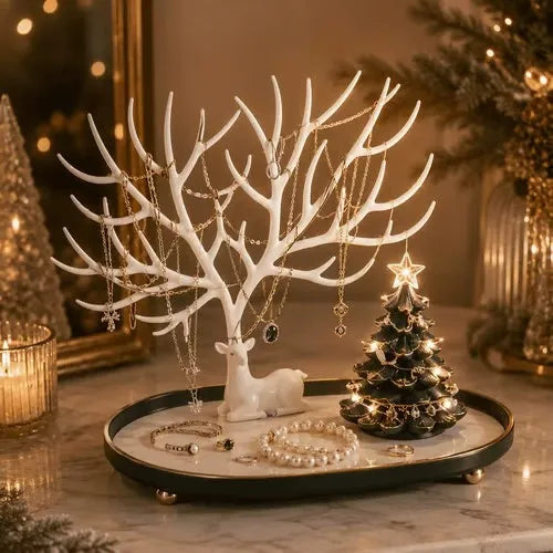 ✨ Light-Up Jewelry Tree – 3D Sculptural Jewelry Display Stand & Organizer