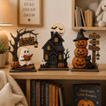 🎃 3-Piece Halloween Tabletop Decor Set – Spooky Centerpiece Collection