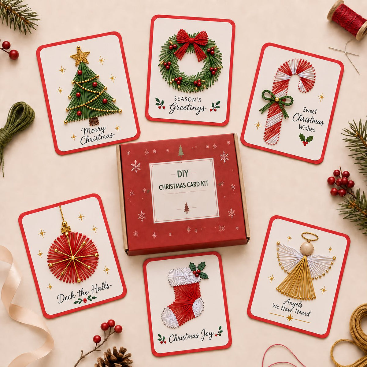 🎄Last Day 50% OFF - Merry & Bright Christmas DIY Kit (6 pcs)
