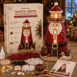 🎅✨ 2026 Christmas DIY Lighted Lighthouse Kit – Easy Crafting & Festive Glow! 🎄💡💕