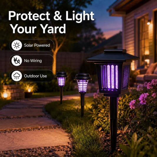 2-in-1 Solar Bug Zapper & Garden Light