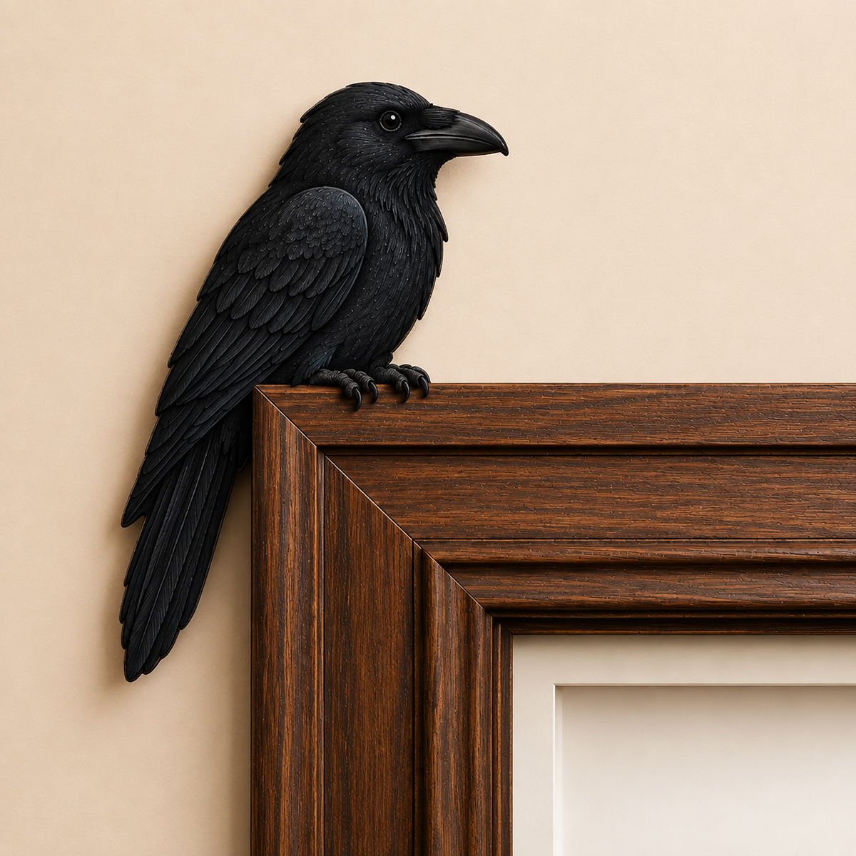 Wooden Cardinal Door Topper