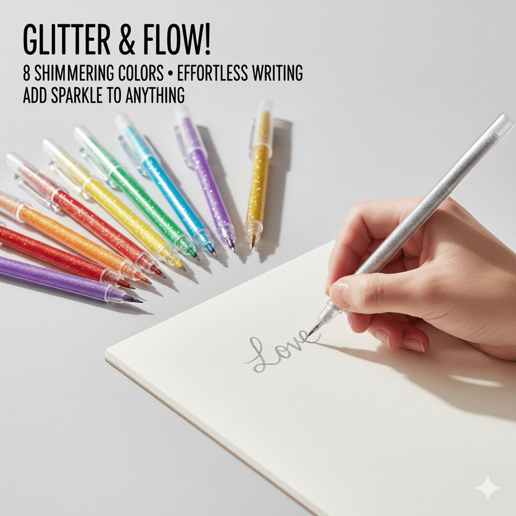 🔥🔥 Glitter Gel Pen Set🎁